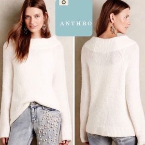 Moth Boucle Mock Pullover Sweater